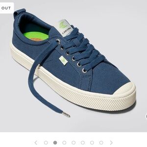 Cariuma Shadow Blue Canvas Sneakers